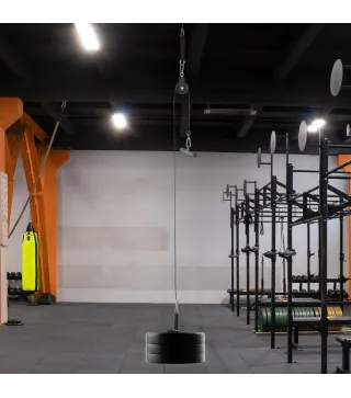 Sistema de Polea de Cable de Peso para Gimnasio para Tracción LAT Rizo de Bíceps Tríceps Brazo Hombros y Espalda