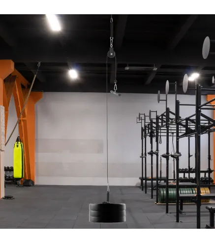 Sistema de Polea de Cable de Peso para Gimnasio para Tracción LAT Rizo de Bíceps Tríceps Brazo Hombros y Espalda