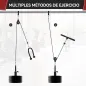 Sistema de Polea de Cable de Peso para Gimnasio para Tracción LAT Rizo de Bíceps Tríceps Brazo Hombros y Espalda