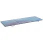 Colchoneta Gimnasia Plegable de Grosor 5 cm con Asas de Transporte para Yoga Aeróbic 180x60x5 cm Azul Degradado
