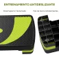 Step de Aeróbic para Fitness Antideslizante con Altura Regulable 3 Niveles 10/15/20 cm Carga 150 kg 80x31x20 cm Verde