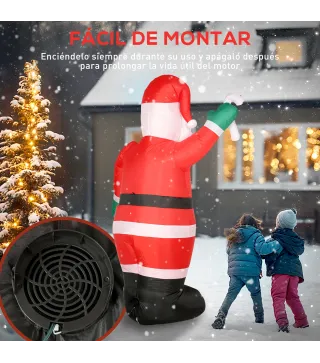 Papá Noel Hinchable