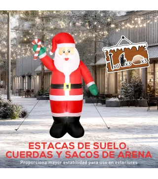 Papá Noel Hinchable