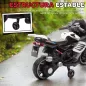 Moto Eléctrica para Niños 6V con Ruedas de Apoyo Música Faro para Niños de 18-36 Mesas Blanco Moto Eléctrica para Niños 6V con Ruedas de Apoyo Música Faro para Niños de 18-36 Mesas Blanco