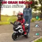 Moto Eléctrica para Niños 6V con Ruedas de Apoyo Música Faro para Niños de 18-36 Mesas Blanco Moto Eléctrica para Niños 6V con Ruedas de Apoyo Música Faro para Niños de 18-36 Mesas Blanco