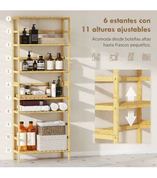 Estantería de Bambú