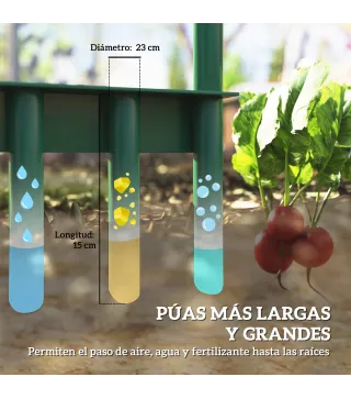 Aireador Púas Huecas