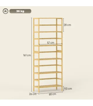 Estantería de Bambú