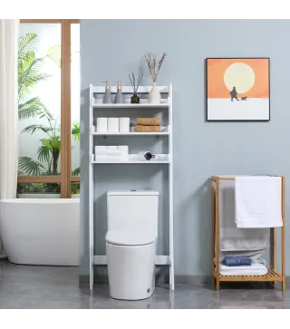 Estantería sobre Inodoro