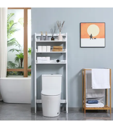 Estantería sobre Inodoro