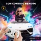 Coche Eléctrico para Niños de +3 Años con licencia Lamborghini Batería 12V Mando a Distancia 2,4 G Motor Doble Blanco