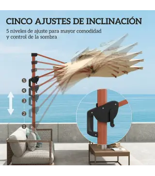 Sombrilla Excéntrica