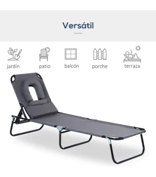 Tumbona Plegable