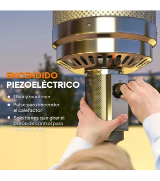 Estufa Gas Exterior