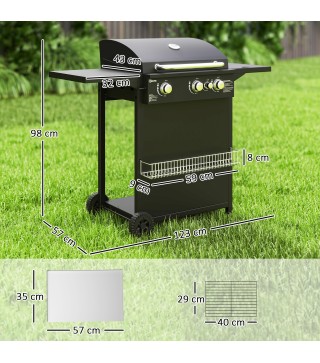 Barbacoa de Gas