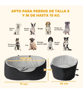Asiento Coche Perros