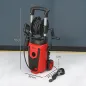 Hidrolimpiadora de Alta Presión 1800W con Accesorios Ángulo Ajustable y Parada Automática 30x27,5x76 cm Rojo y Negro