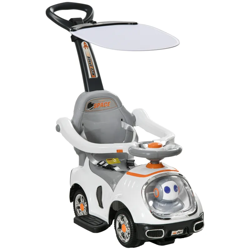 Correpasillos 3 en 1 para Niños 12-36 Meses con Espacio de Almacenaje Diseño de Robot con Ojos Luminosos Música Blanco Correpasillos 3 en 1 para Niños 12-36 Meses con Espacio de Almacenaje Diseño de Robot con Ojos Luminosos Música Blanco