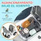 Correpasillos 3 en 1 para Niños 12-36 Meses con Espacio de Almacenaje Diseño de Robot con Ojos Luminosos Música Blanco