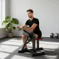 Máquina de Bíceps y Tríceps 2 en 1 Banco de Curl Predicador con Asiento y Apoyo de Codo Ajustables para Gimnasio Casa