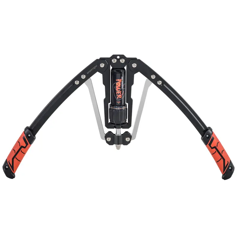 Extensor de Pecho Ajustable de 10-200 kg con 20 Niveles de Resistencia y Agarre Antideslizante 43x16x5 cm Negro y Rojo