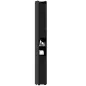 Columna de Baño con 2 Puertas Compartimento Abierto Estantes Ajustables y Portarrollos 20x20x185 cm Negro Columna de Baño con 2 Puertas Compartimento Abierto Estantes Ajustables y Portarrollos 20x20x185 cm Negro