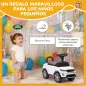Coche Correpasillos con Licencia de Land Rover para Niños 18-36 Meses con Almacenaje Bocina Sonidos de Motor Blanco