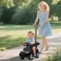 Correpasillos 2 en 1 para Niños de 18-36 Meses LAND ROVER DISCOVERY con Almacenaje Mango y Barandilla Extraíbles Negro