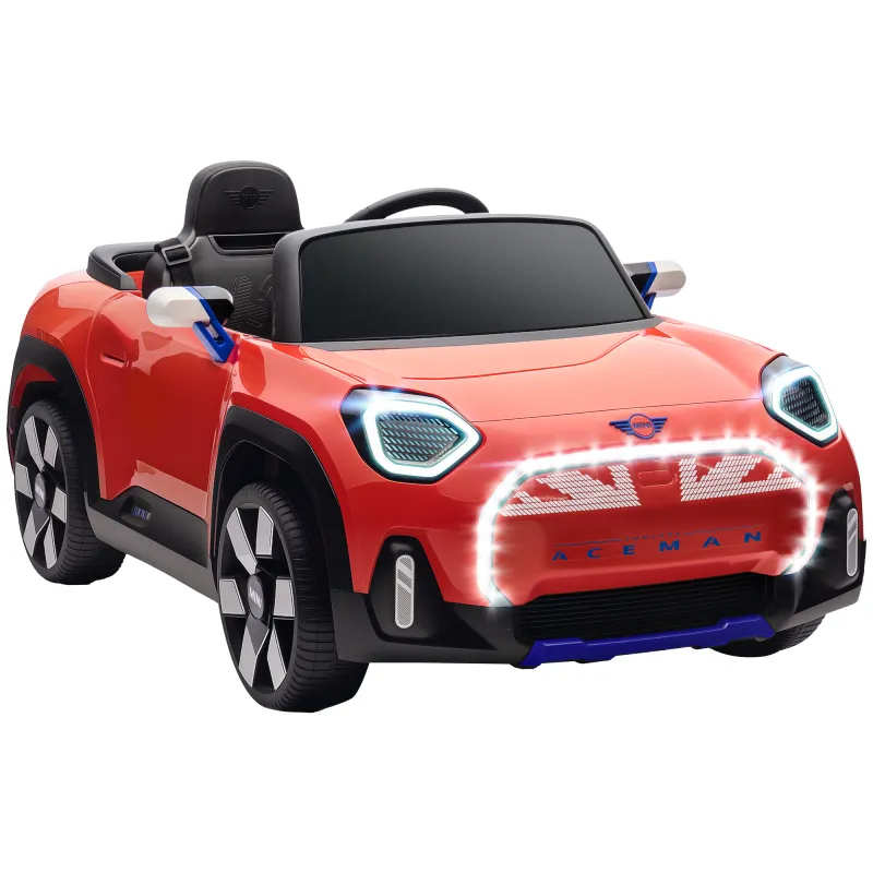 Coche Eléctrico para Niños de +3 Años MINI Concept Aceman con Bluetooth Mando a Distancia Motor Doble Rojo