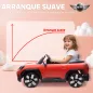 Coche Eléctrico para Niños de +3 Años MINI Concept Aceman con Bluetooth Mando a Distancia Motor Doble Rojo