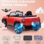Coche Eléctrico para Niños de +3 Años MINI Concept Aceman con Bluetooth Mando a Distancia Motor Doble Rojo