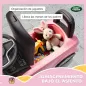 Coche Correpasillos con Licencia de Land Rover para Niños 18-36 Meses con Almacenaje Bocina Sonidos de Motor Rosa