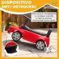 Correpasillos para Niños de 18-36 Meses Mercedes-Benz Clase C con Bocina Sonidos de Motor y Espacio de Almacenaje Rojo