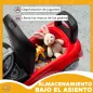 Correpasillos para Niños de 18-36 Meses Mercedes-Benz Clase C con Bocina Sonidos de Motor y Espacio de Almacenaje Rojo