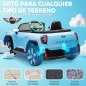Coche Eléctrico para Niños de +3 Años MINI Concept Aceman con Bluetooth Mando a Distancia Motor Doble Azul