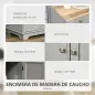 Aparador de Cocina Mueble Auxiliar de Almacenaje para Comedor Salón Estilo Moderno Antivuelco 101x40x85 cm Gris