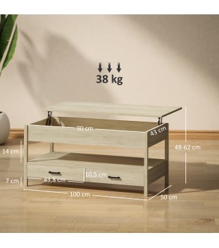 Mesa Centro Elevable