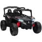 Coche Eléctrico para Niños 12V con 2 Motores Control Remoto 2,4G Suspensión Trasera Faros Música Negro