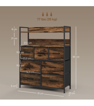 Cajonera de Tela