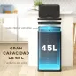 Cubo de Basura Cocina Automático 45 L con Sensor Infrarrojo Cierre Suave y Cubo Interior Extraíble Antihuellas Negro