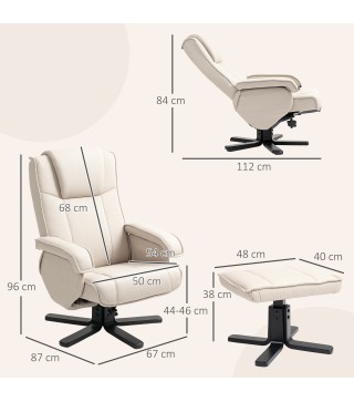 Sillón con Reposapiés