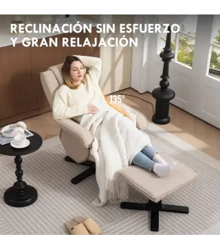 Sillón con Reposapiés