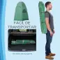 Tienda de Ducha Portátil Tienda de Privacidad Emergente 122x122x213 cm UPF30+ Cambiador para Camping WC Inodoro Verde
