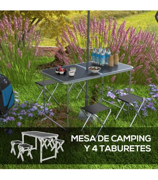 Mesa Camping Plegable