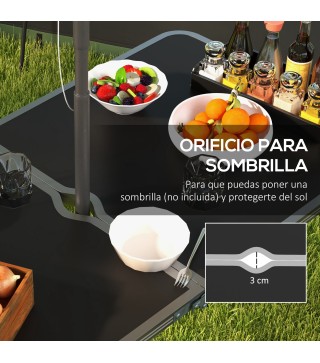 Mesa Camping Plegable