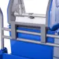 Carro de Limpieza Profesional con Cubo de Fregado Extraíble de 25 Litros y Escurridor de Prensa 72x49,5x95 cm Azul