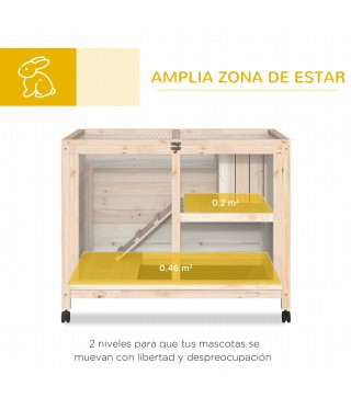 Conejera con Ruedas