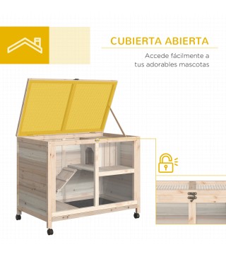 Conejera con Ruedas