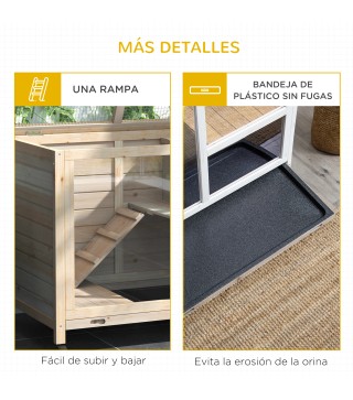Conejera con Ruedas