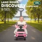 Correpasillos 2 en 1 para Niños de 18-36 Meses LAND ROVER DISCOVERY con Almacenaje Mango y Barandilla Extraíbles Rosa